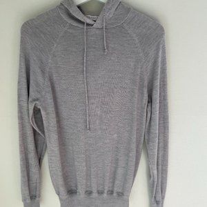 Suitsupply wool hoodie grey size M fits S